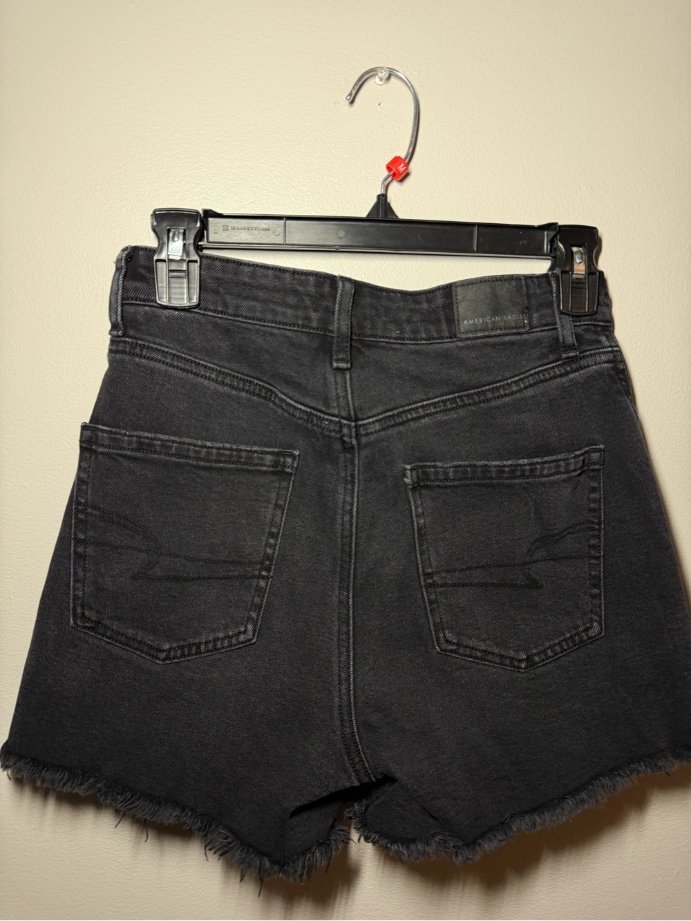 American Eagle Outfitters Black Highest Rise Boyfriend Shorts